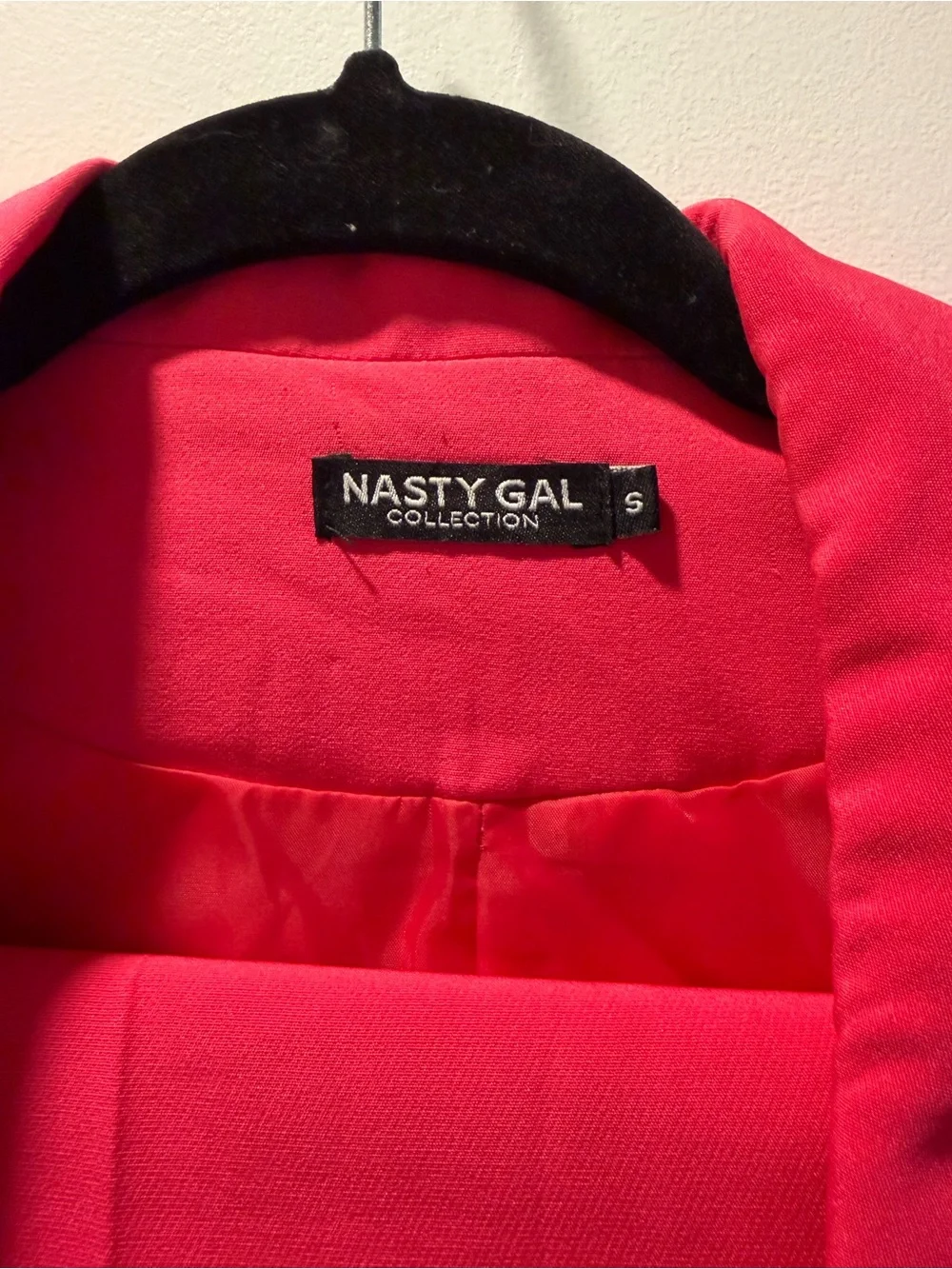 Nasty Gal Bright Pink Matching Suit Set